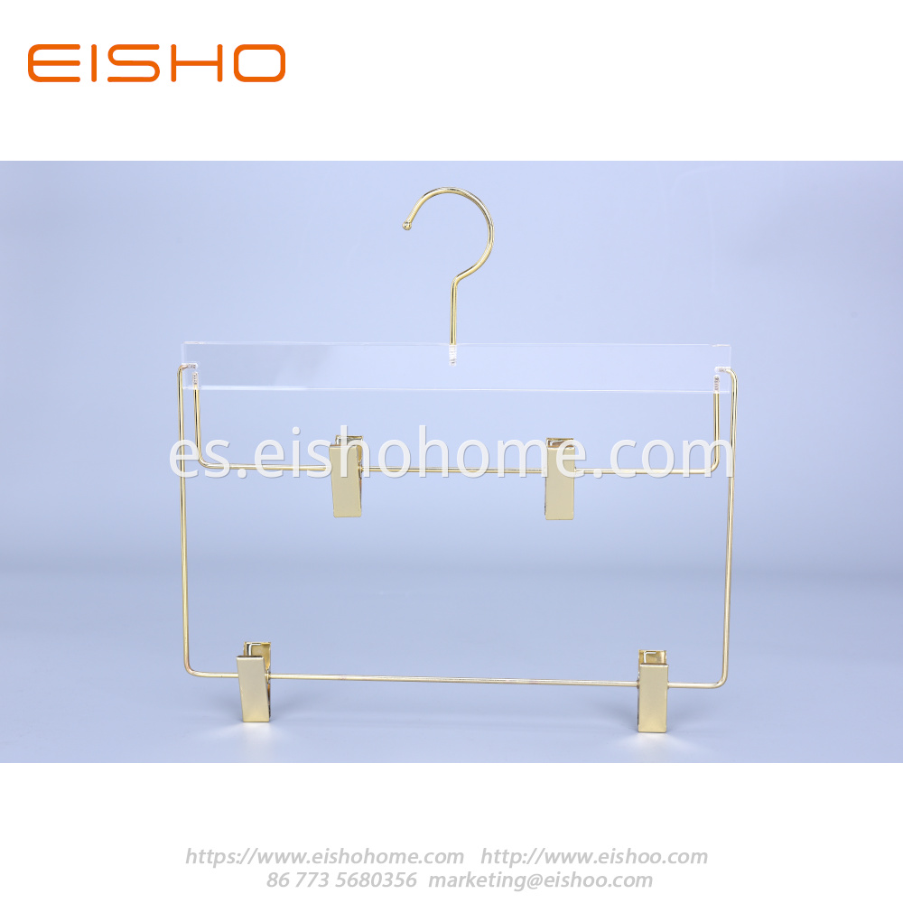 18 Transparent Acrylic Suits Hanger With Bar 